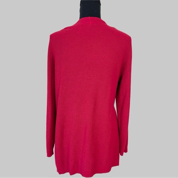 Torrid Cardigan Open Front Sweater in Red - Picture 6 of 16